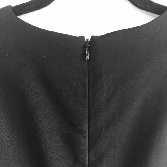 Theory Pleated Front Sleeveless Black Dress - Picture 8 of 9